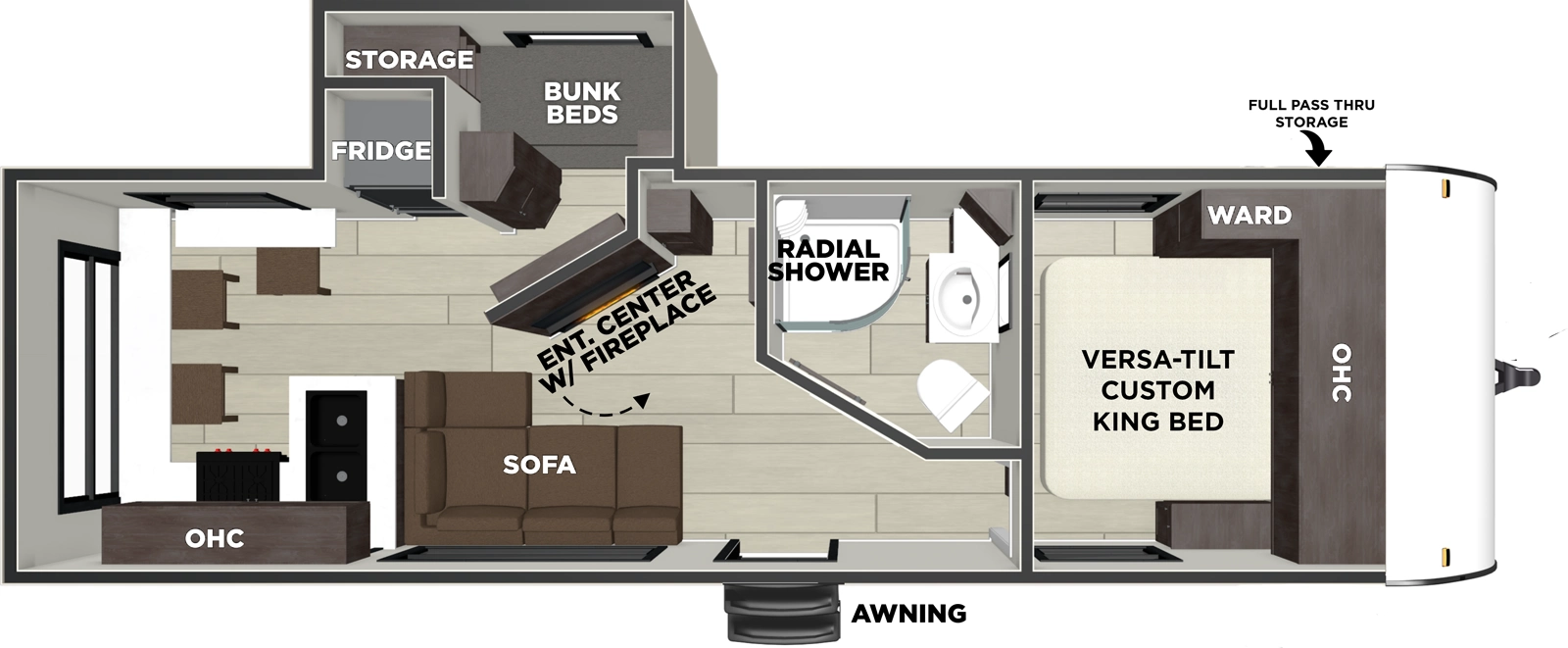 Cruise Lite 24ZEN - DSO Floorplan
